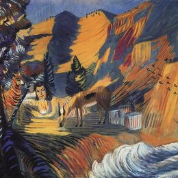 《海边》马蒂罗斯(Martiros Sarian)高清作品欣赏