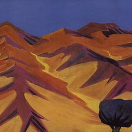 《沙漠》马蒂罗斯(Martiros Sarian)高清作品欣赏