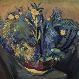 《山雀花》马蒂罗斯(Martiros Sarian)高清作品欣赏