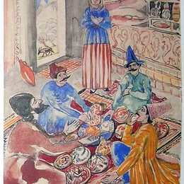《亚美尼亚民间故事的插图》马蒂罗斯(Martiros Sarian)高清作品欣赏