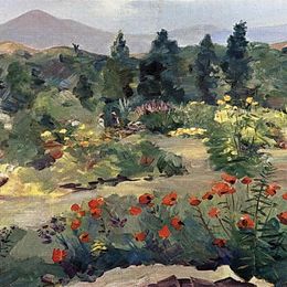 《植物园》马蒂罗斯(Martiros Sarian)高清作品欣赏