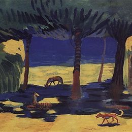 《在阴影中》马蒂罗斯(Martiros Sarian)高清作品欣赏