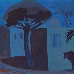 《夜景。埃及。》马蒂罗斯(Martiros Sarian)高清作品欣赏