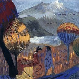 《诗人》马蒂罗斯(Martiros Sarian)高清作品欣赏