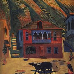 《白昼》马蒂罗斯(Martiros Sarian)高清作品欣赏