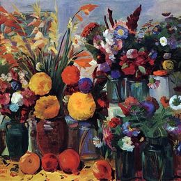 《耶瑞万花》马蒂罗斯(Martiros Sarian)高清作品欣赏