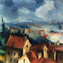 《贝奥景观》莫里斯·德·乌拉曼克(Maurice de Vlaminck)高清作品欣赏