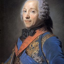 莫里斯·昆汀·德·拉图尔(Maurice Quentin de La Tour)高清作品:Charles Louis Fouquet, Duke of Belle Isle