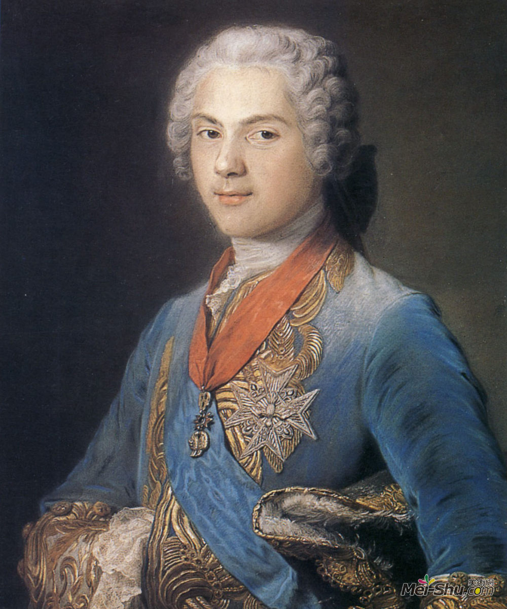 法国路易斯路易十五的儿子多芬莫里斯昆汀德拉图尔mauricequentinde