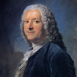 莫里斯·昆汀·德·拉图尔(Maurice Quentin de La Tour)高清作品:Portrait of Alexandre-Jean-Joseph Le Riche de La Pouplini&amp;am