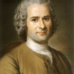 莫里斯·昆汀·德·拉图尔(Maurice Quentin de La Tour)高清作品:Portrait of Jean Jacques Rousseau