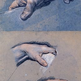 《男人手研究》莫里斯·昆汀·德·拉图尔(Maurice Quentin de La Tour)高清作品欣赏