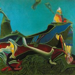 《小麦胚芽景观》马克斯·恩斯特(Max Ernst)高清作品欣赏