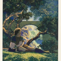 《红心骑士》马科斯菲尔德·帕里斯(Maxfield Parrish)高清作品欣赏