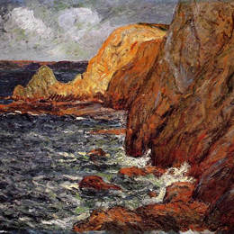 《悬崖》马克西姆·莫弗拉(Maxime Maufra)高清作品欣赏