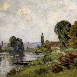 《景观》马克西姆·莫弗拉(Maxime Maufra)高清作品欣赏