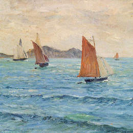 《帆船》马克西姆·莫弗拉(Maxime Maufra)高清作品欣赏