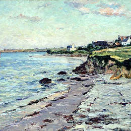 《Kerhostin村》马克西姆·莫弗拉(Maxime Maufra)高清作品欣赏