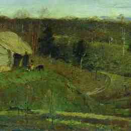 《春天》米哈伊尔·涅斯捷罗夫(Mikhail Nesterov)高清作品欣赏