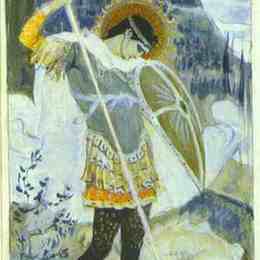 《圣乔治和龙》米哈伊尔·涅斯捷罗夫(Mikhail Nesterov)高清作品欣赏