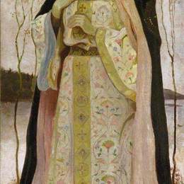 《圣奥尔加》米哈伊尔·涅斯捷罗夫(Mikhail Nesterov)高清作品欣赏