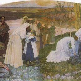 《耶稣基督之路》米哈伊尔·涅斯捷罗夫(Mikhail Nesterov)高清作品欣赏