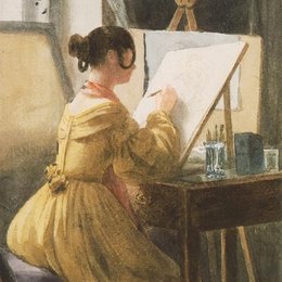 詹姆斯·威尔逊·卡迈克尔(Miklos Barabas)高清作品:In the Atelier (R&amp;ampóza Teleki)