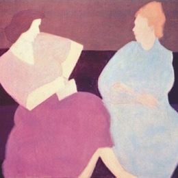 《会话》米尔顿·埃弗里(Milton Avery)高清作品欣赏