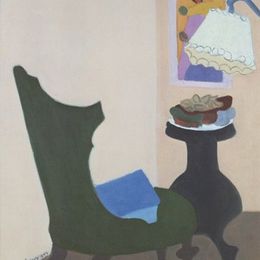 《绿色椅子》米尔顿·埃弗里(Milton Avery)高清作品欣赏