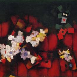 《调色板的最后谢幕》莫迪凯·阿尔顿(Mordecai Ardon)高清作品欣赏