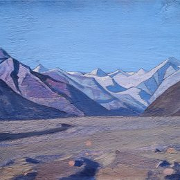 尼古拉斯·罗瑞奇(Nicholas Roerich)高清作品:From Kurul to Karakoram range