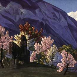 尼古拉斯·罗瑞奇(Nicholas Roerich)高清作品:Guga Chohan. Kuluta.