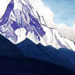 《喜马拉雅山脉》尼古拉斯·罗瑞奇(Nicholas Roerich)高清作品欣赏