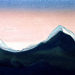 《喜马拉雅山脉》尼古拉斯·罗瑞奇(Nicholas Roerich)高清作品欣赏