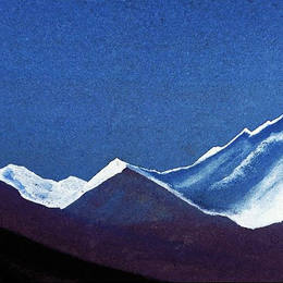 《喜马拉雅山脉》尼古拉斯·罗瑞奇(Nicholas Roerich)高清作品欣赏