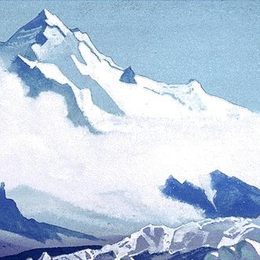 《喜马拉雅山脉》尼古拉斯·罗瑞奇(Nicholas Roerich)高清作品欣赏
