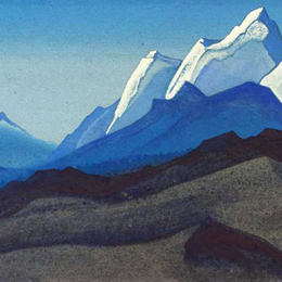 《喜马拉雅山脉》尼古拉斯·罗瑞奇(Nicholas Roerich)高清作品欣赏