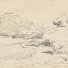 尼古拉斯·罗瑞奇(Nicholas Roerich)高清作品:Monhegan (study)