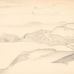 尼古拉斯·罗瑞奇(Nicholas Roerich)高清作品:Monhegan (study)