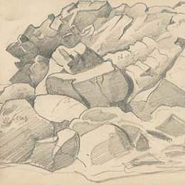 尼古拉斯·罗瑞奇(Nicholas Roerich)高清作品:Monhegan (study)