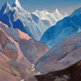 尼古拉斯·罗瑞奇(Nicholas Roerich)高清作品:Mount “M”