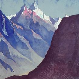 尼古拉斯·罗瑞奇(Nicholas Roerich)高清作品:Mount &amp;ampquotM&amp;ampquot