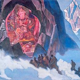 尼古拉斯·罗瑞奇(Nicholas Roerich)高清作品:Order of Rigden Jyepo