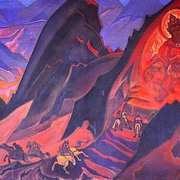 尼古拉斯·罗瑞奇(Nicholas Roerich)高清作品:Order of Rigden Jyepo