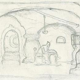 尼古拉斯·罗瑞奇(Nicholas Roerich)高清作品:Scenery sketch for Mussorgskys opera &amp;ampquotBori