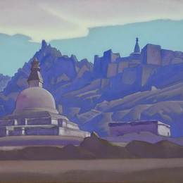 《她修道院》尼古拉斯·罗瑞奇(Nicholas Roerich)高清作品欣赏