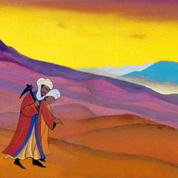 尼古拉斯·罗瑞奇(Nicholas Roerich)高清作品:Shirin and Khosrau