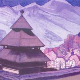 尼古拉斯·罗瑞奇(Nicholas Roerich)高清作品:Temple of Tripura Sundari