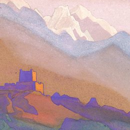 《西藏。喜马拉雅山脉。》尼古拉斯·罗瑞奇(Nicholas Roerich)高清作品欣赏