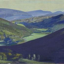 尼古拉斯·罗瑞奇(Nicholas Roerich)高清作品:Tulola valley